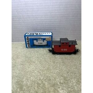Marklin 4578 HO Scale Caboose Guterzugbegleitwagen Red 546 Original Box